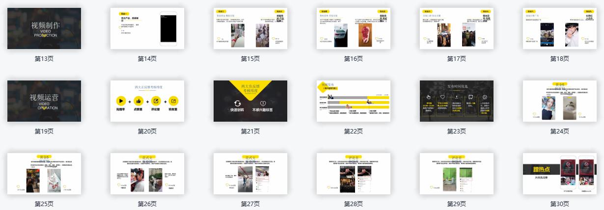 抖音运营全套教程视频大全集,抖音品牌运营策划方案