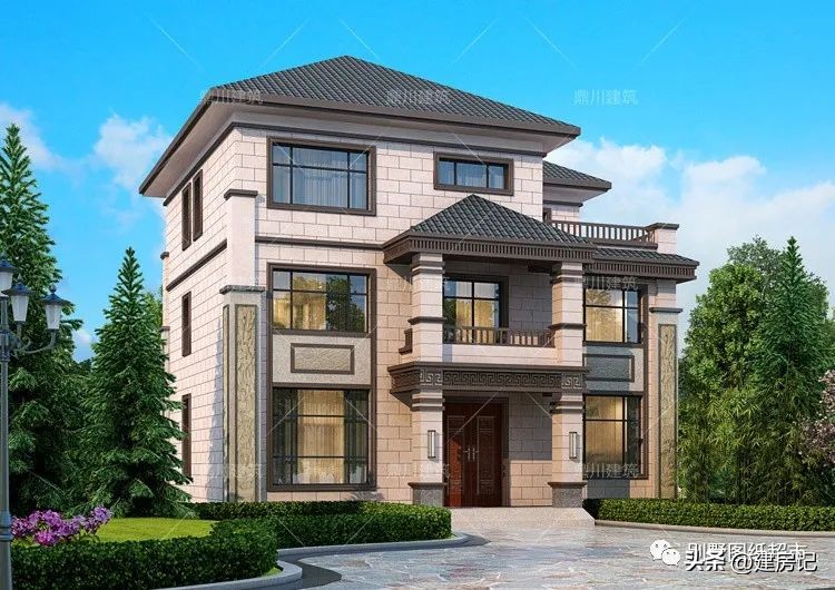 浙江自建房跃层设计,美墅住宅建房设计