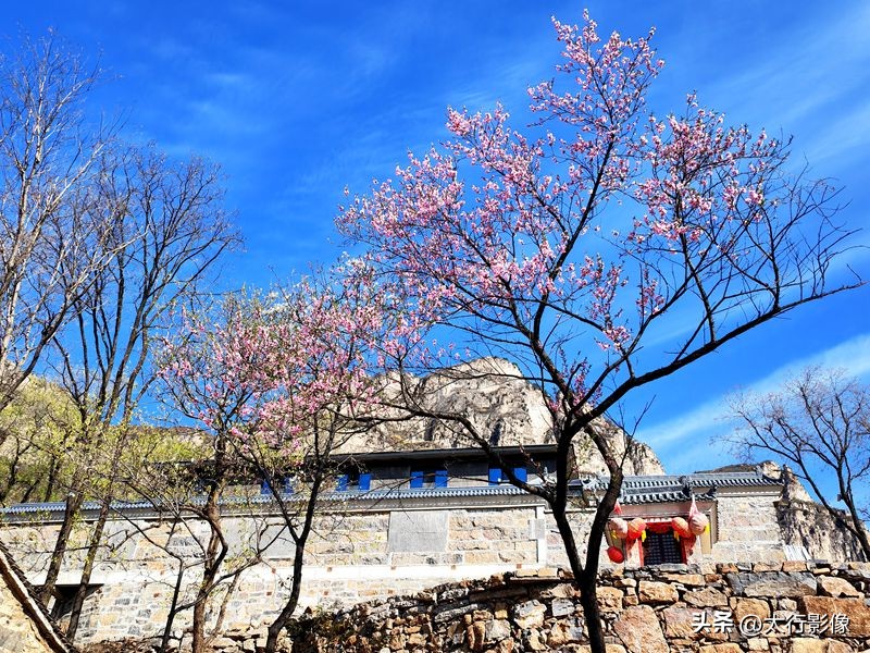 山西太行山大峡谷风景区拍照打卡,南岭太行山