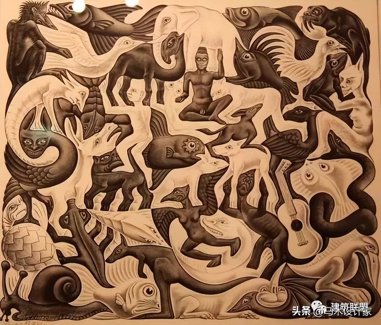 不可能的图形：插画家埃舍尔创造的那些脑洞大开的作品