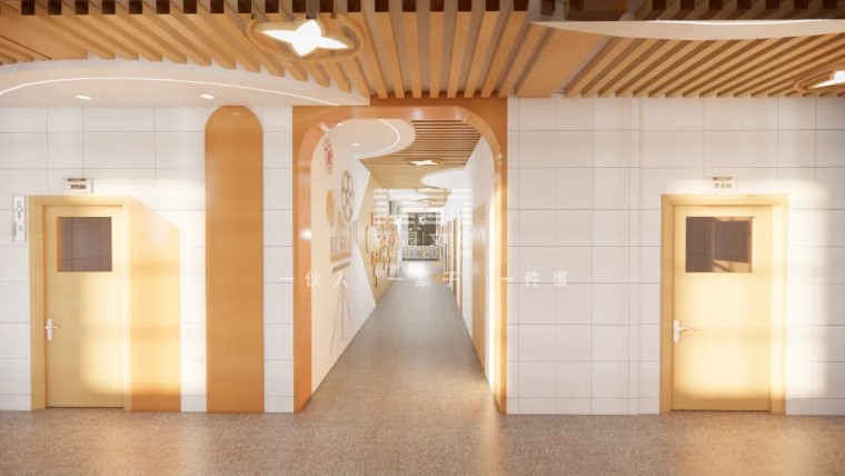 过道文化长廊空间设计,走廊文化效果图大全