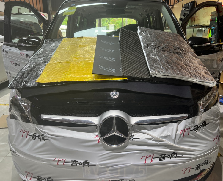 北京奔驰v260隔音改装效果,奔驰v260隔音改装郑州