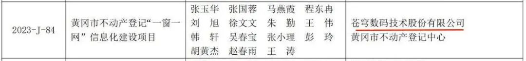 苍穹数码多个联建及自主完成项目获2023地理信息产业优秀工程奖！
