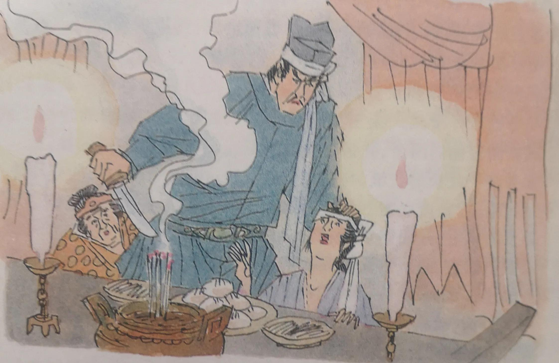 《水浒传》第十九回：武松杀嫂