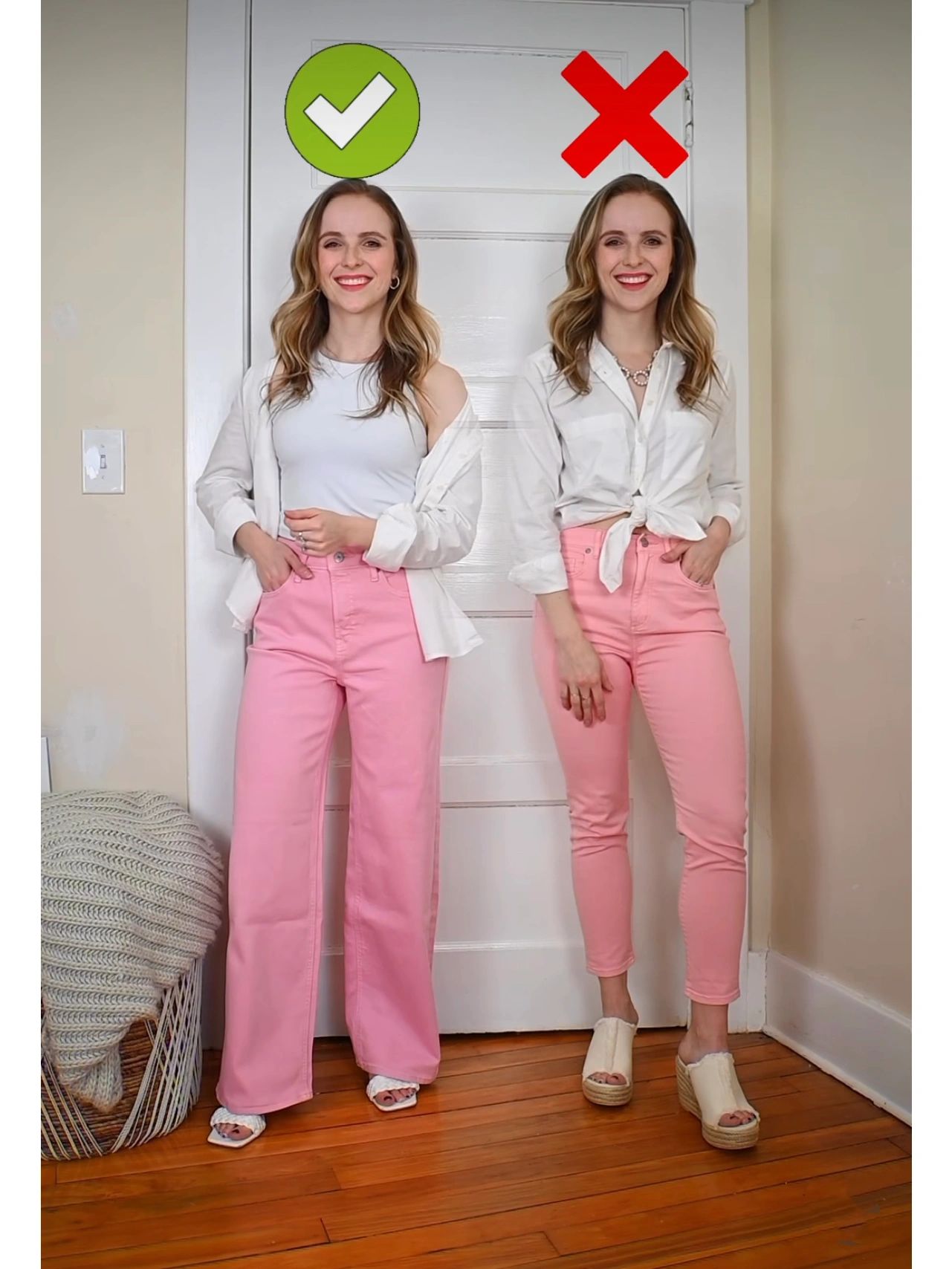 小个子显高，我就服这对双胞胎！这3个穿搭秘诀，照着用显瘦增高