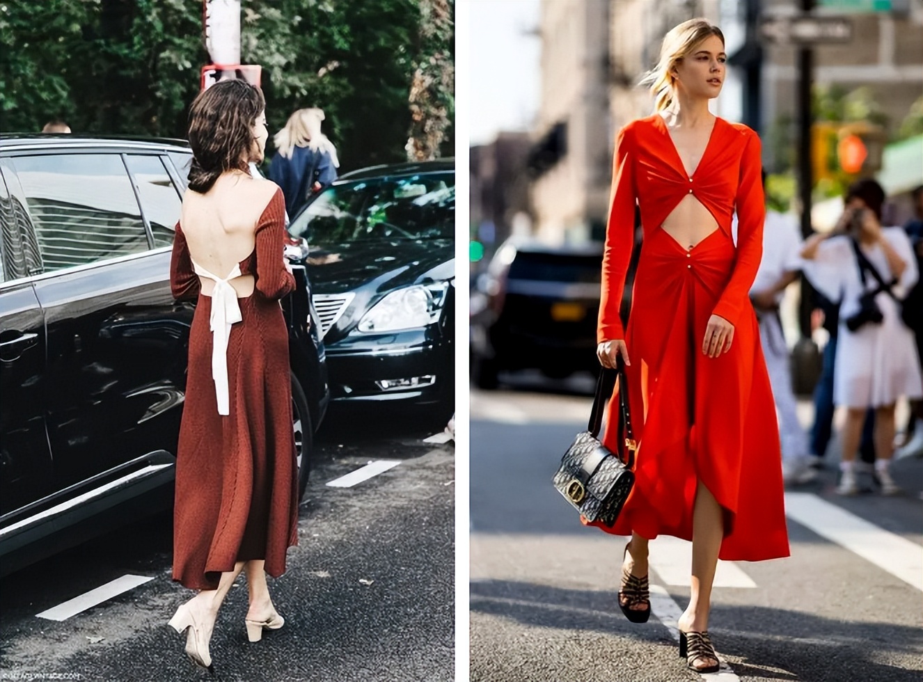 女士长袖裙子2023年洋气爆款,2023年流行的秋冬裙子