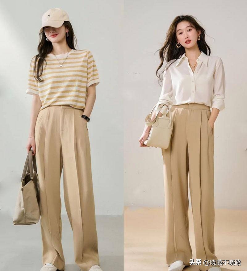 新款女裤洋气50岁穿搭,中年妇女弹力裤最新款搭配