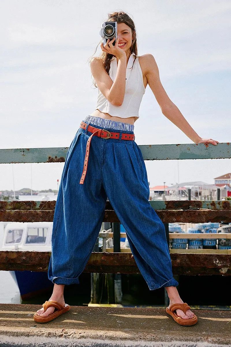 一年四季窄版阔腿裤穿搭,吊打穿搭一整套