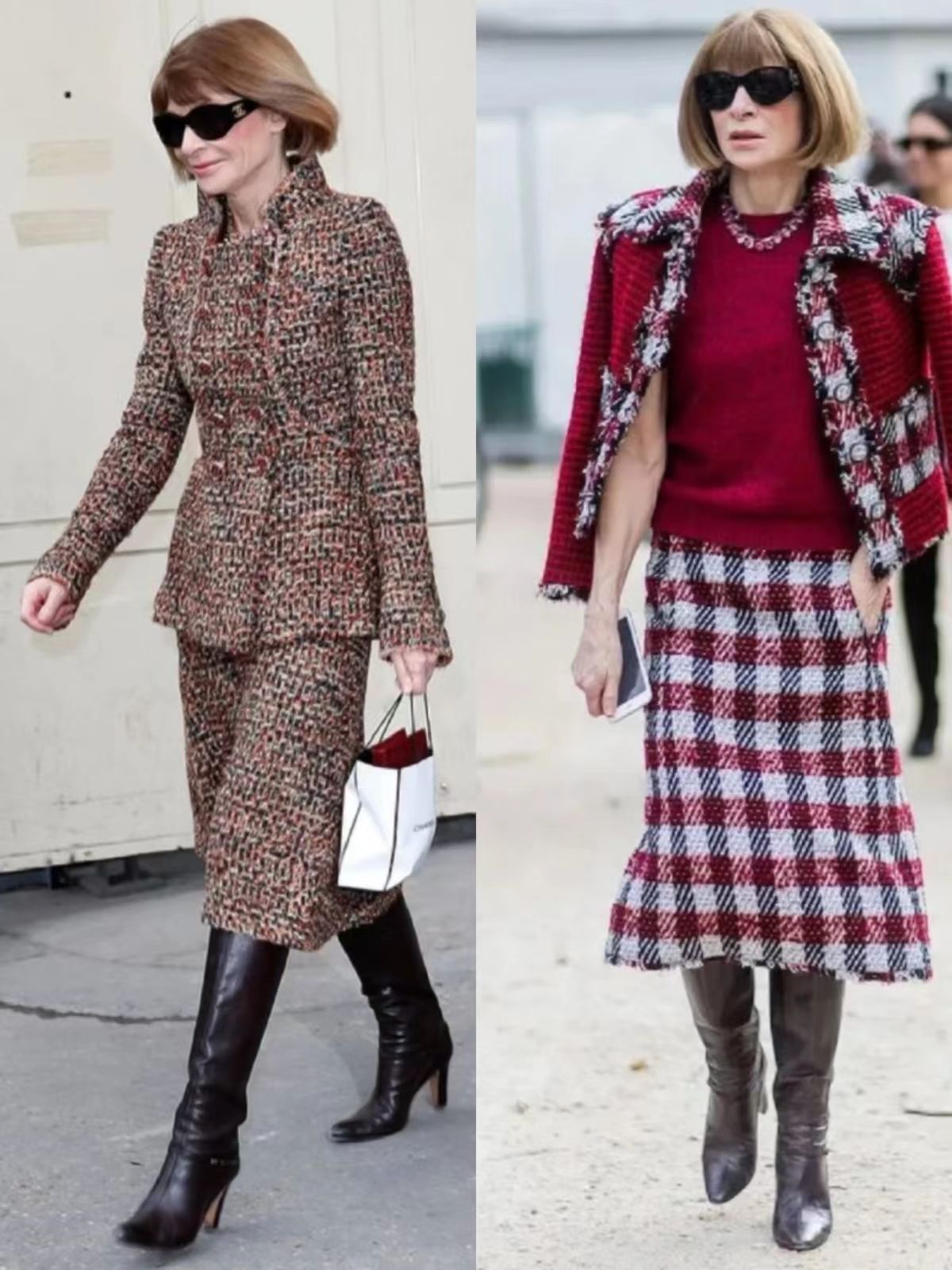 冬天雪地靴换长靴,冬季更适合老爹鞋还是雪地靴