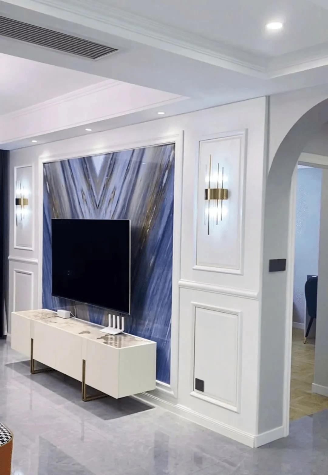 沙发背景墙简单大方好看,30款最新背景墙设计