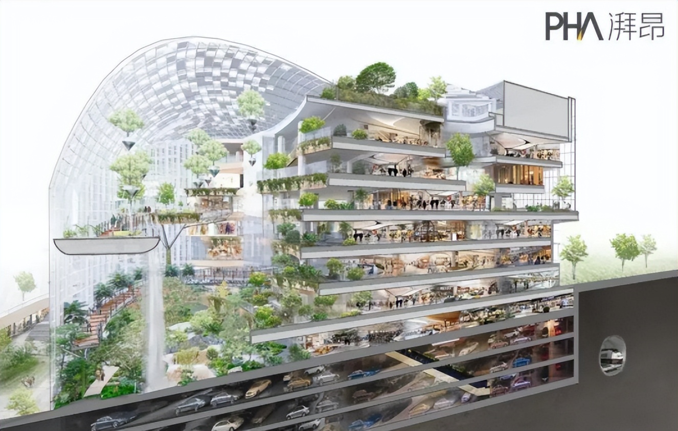 公园商业中心设计,公园创意商业街区空间设计