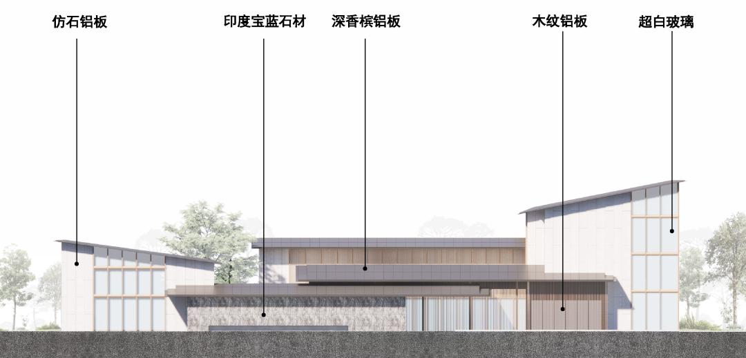 建筑铝材幕墙效果图,建筑装饰铝板设计加工