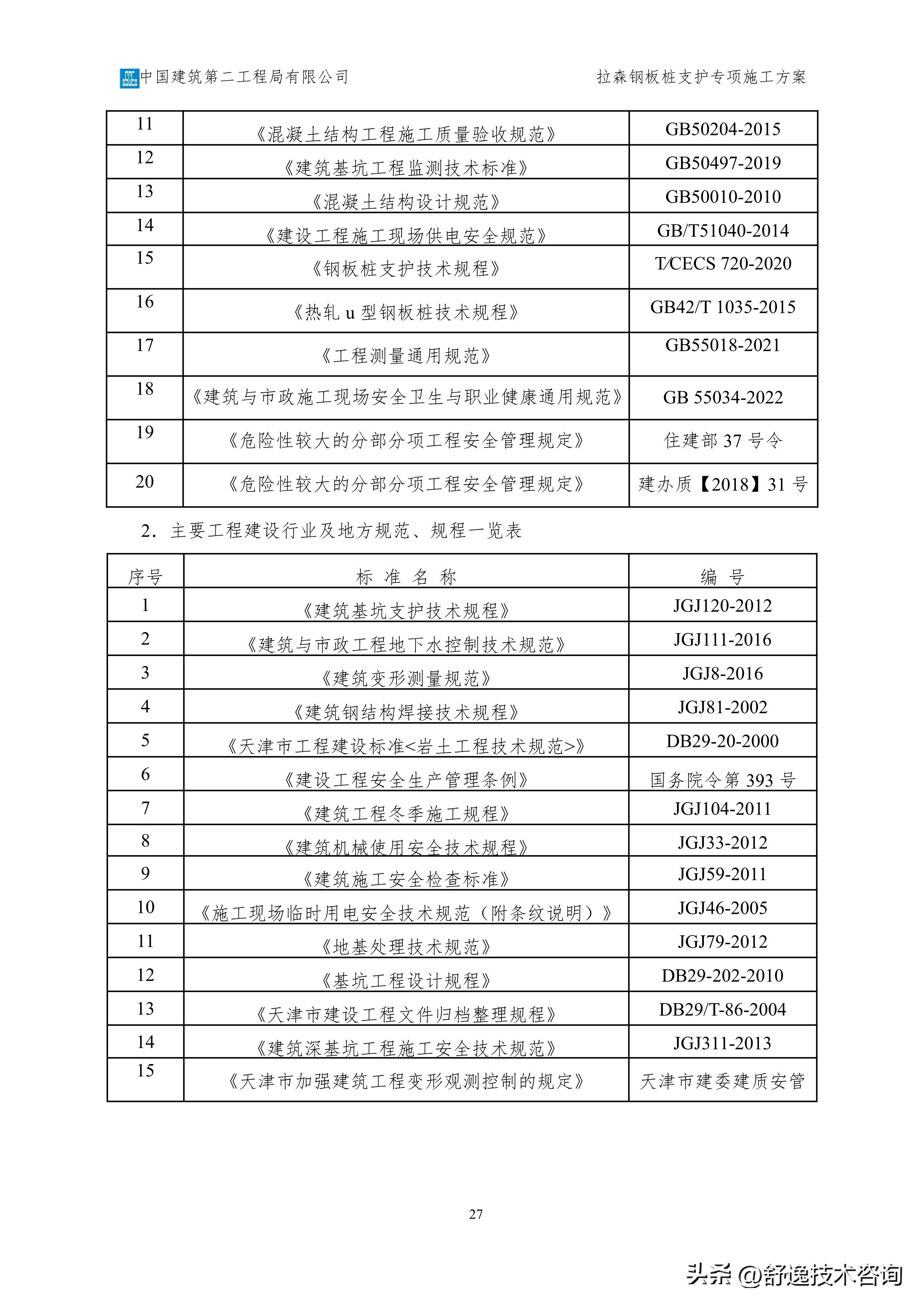 拉森钢板桩支护施工服务方案,拉森钢板桩基坑支护方案