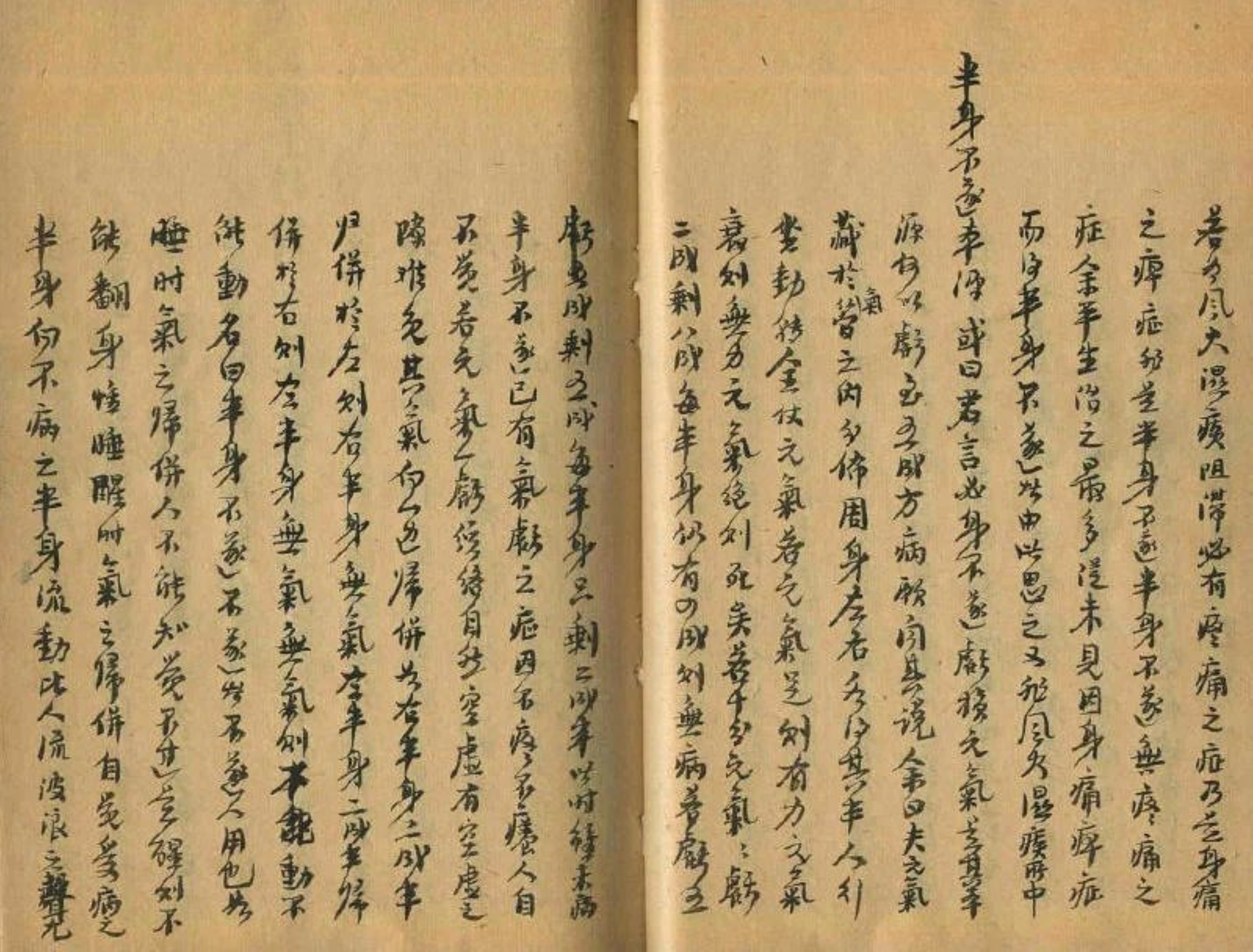 民间中医验方秘方手抄本汇集,中医治半身不遂最好的方法