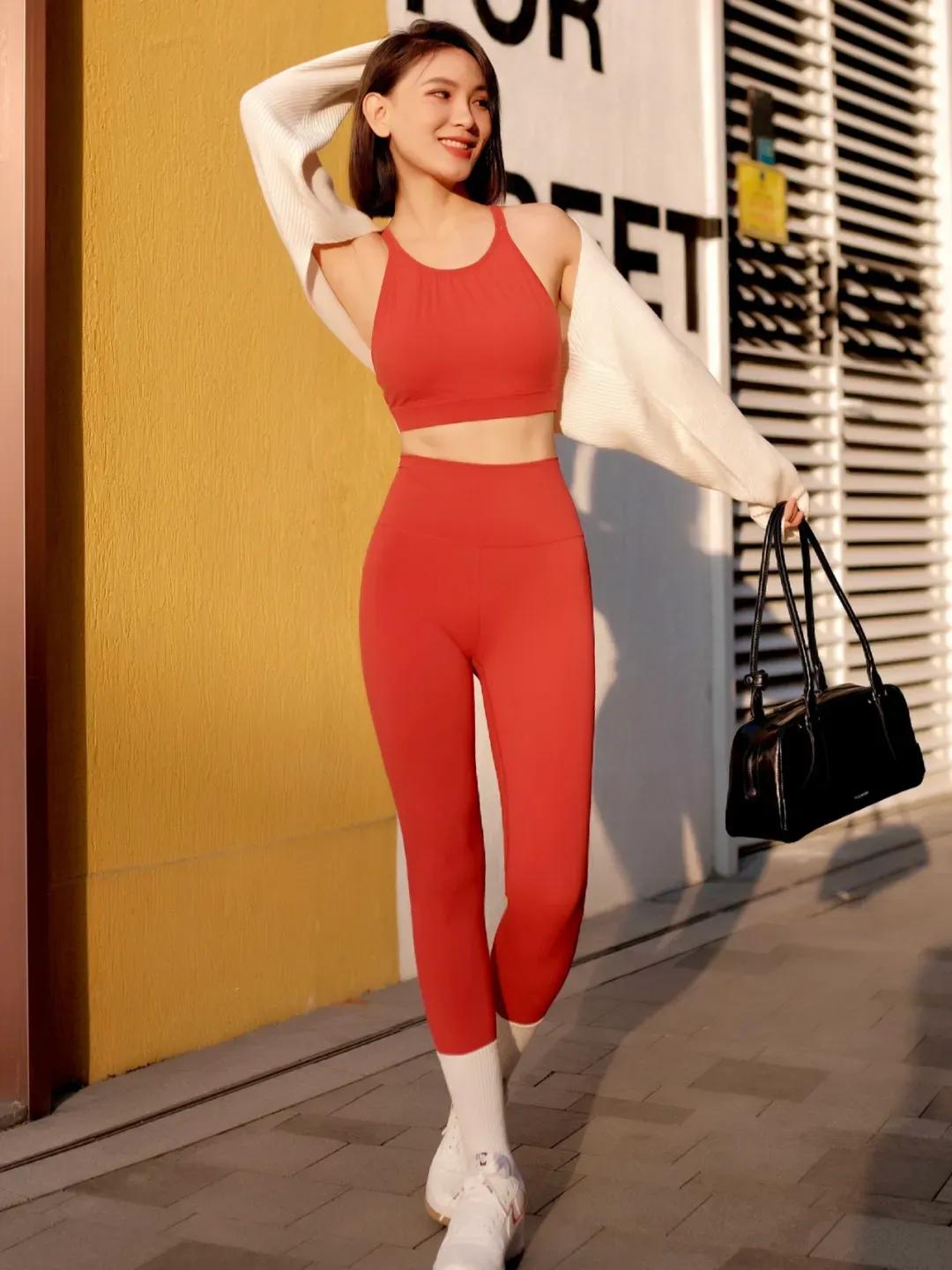 不显腿型瑜伽裤,瑜伽裤大方好看又有气质感