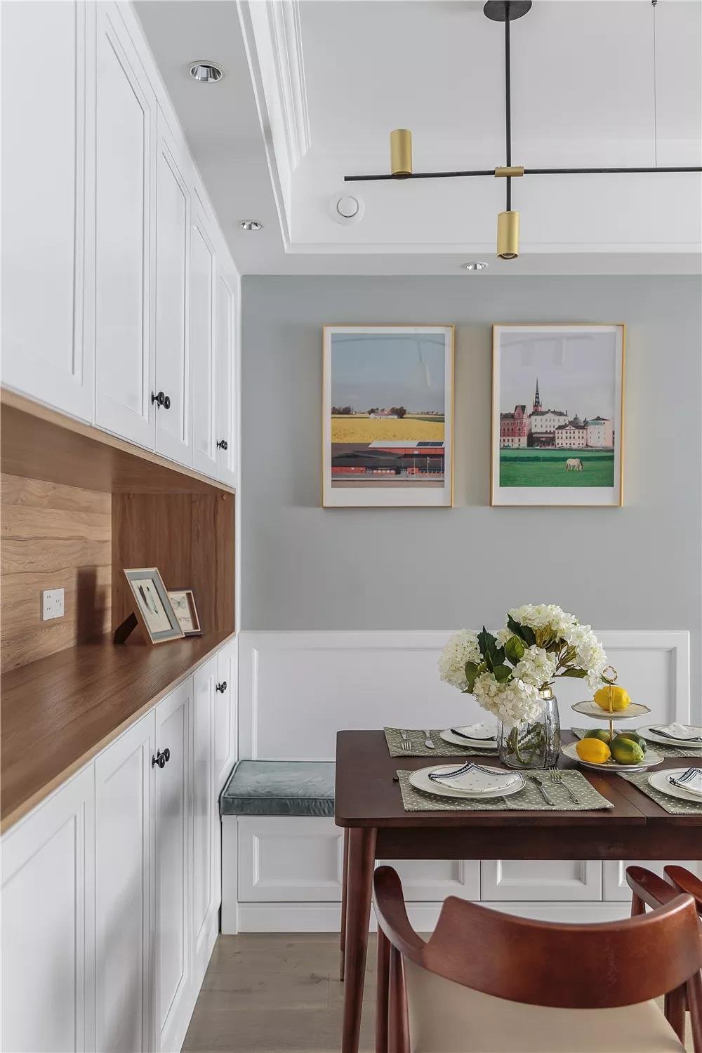 简约北欧风衣柜卧室,卧室无柜子设计北欧风