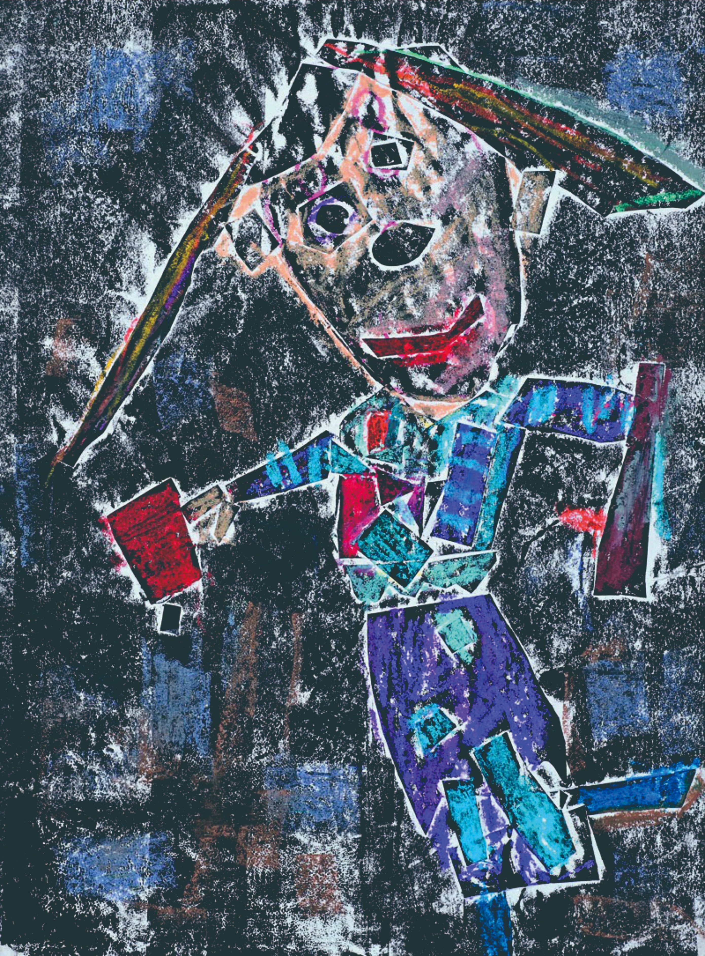 童心绘世界美术作品展示看板,优秀儿童画作品展示