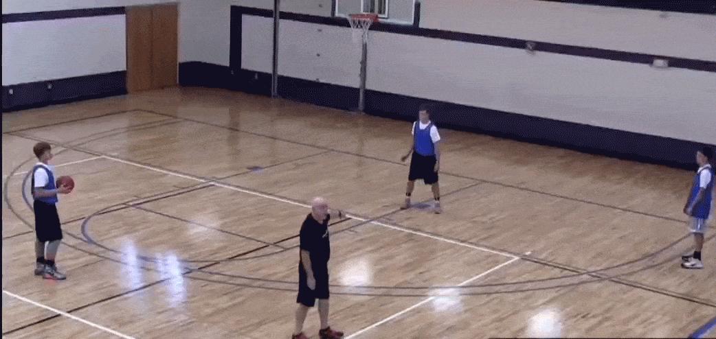 无球掩护犯规,三对三无球掩护