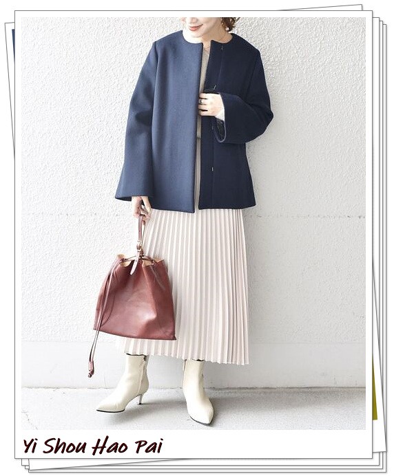 无领大衣如何穿才好看,无领大衣的多种搭配