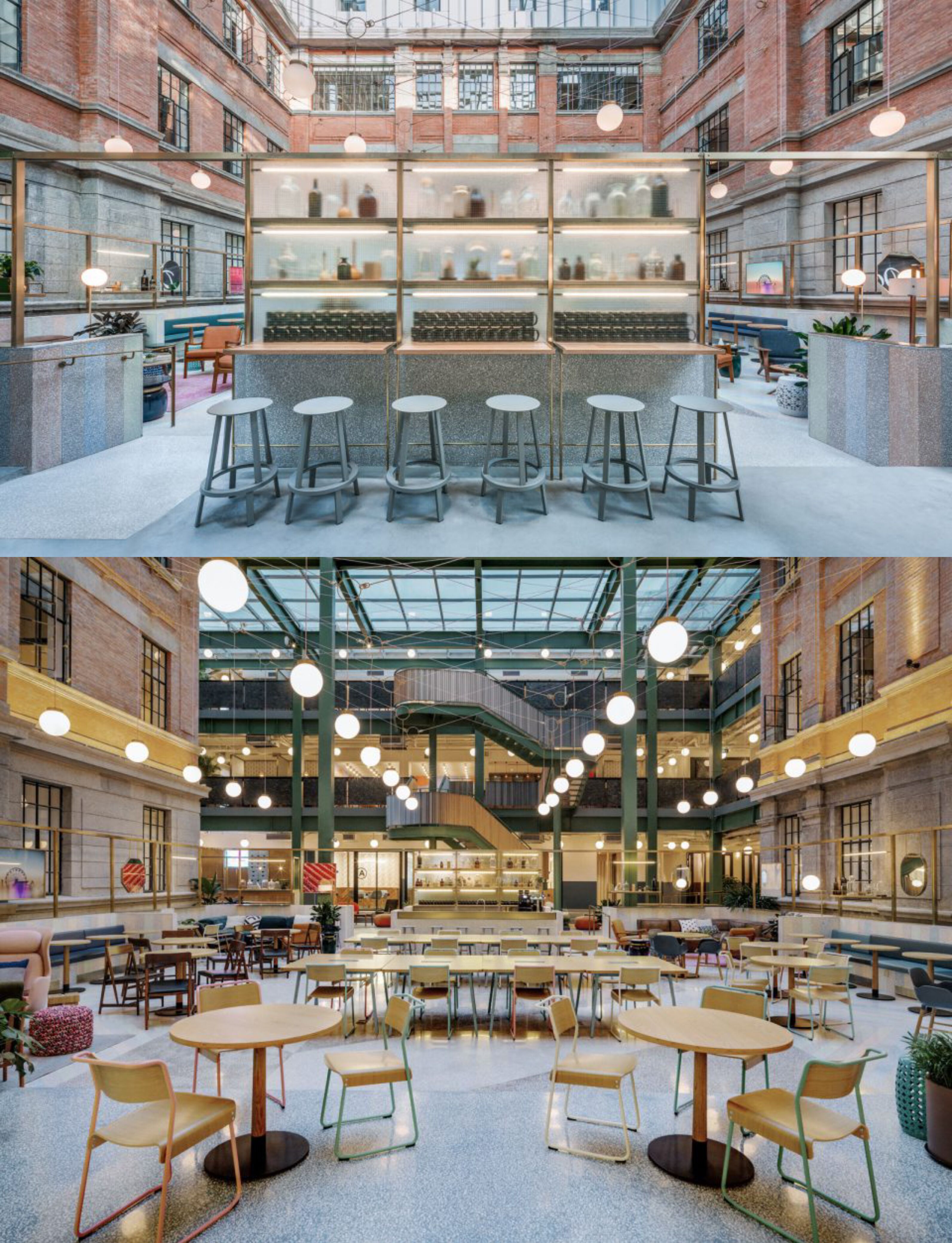 联合办公装修效果图,现代独栋办公室装修施工