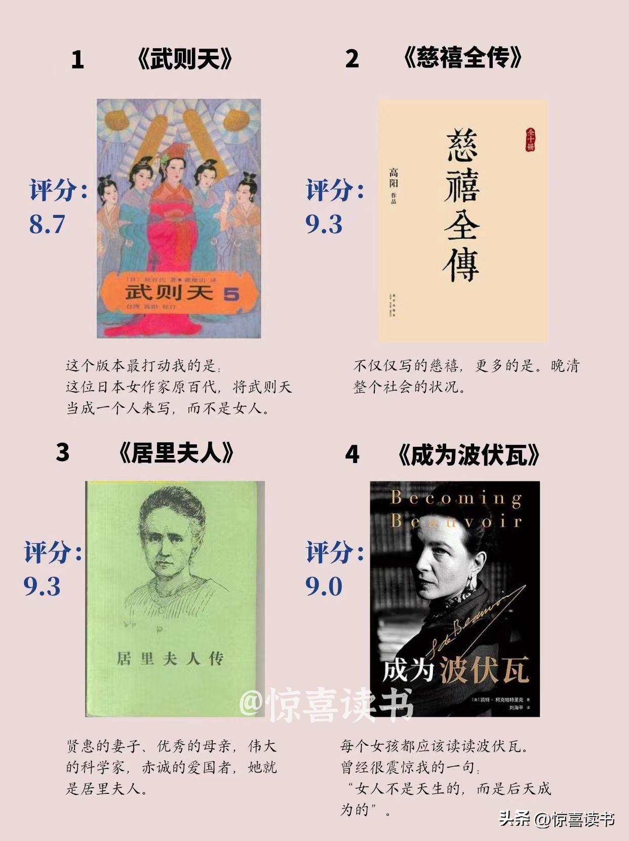 十本必看女性人物传记书,女性必读的6本经典传记