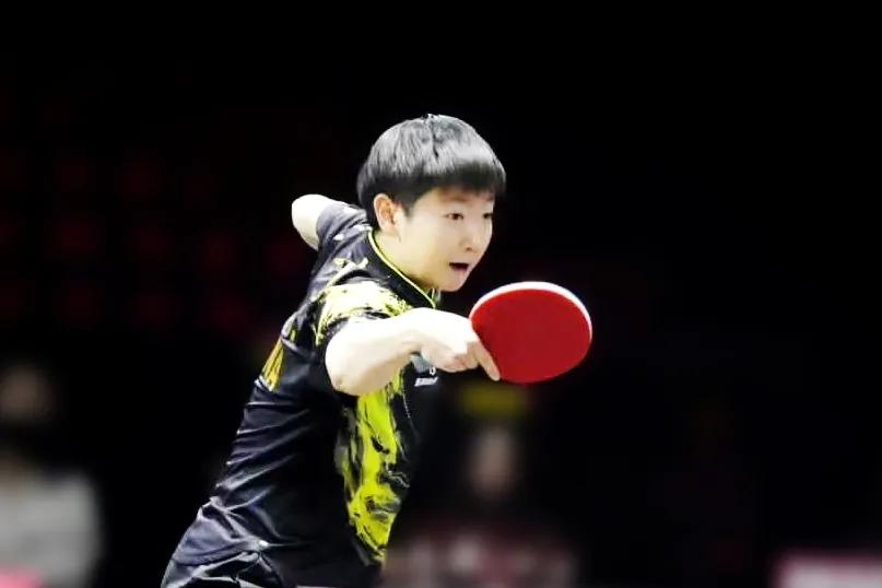 乒乓球一黑到底的男小将,一黑到底节目