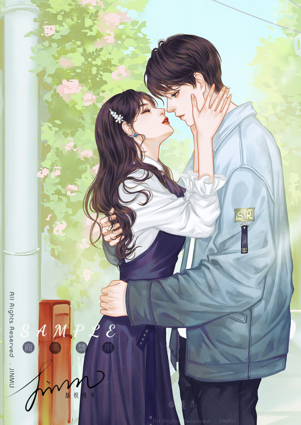 好甜呐,这位插画大大也太会了吧!缺情头的快来收藏啦