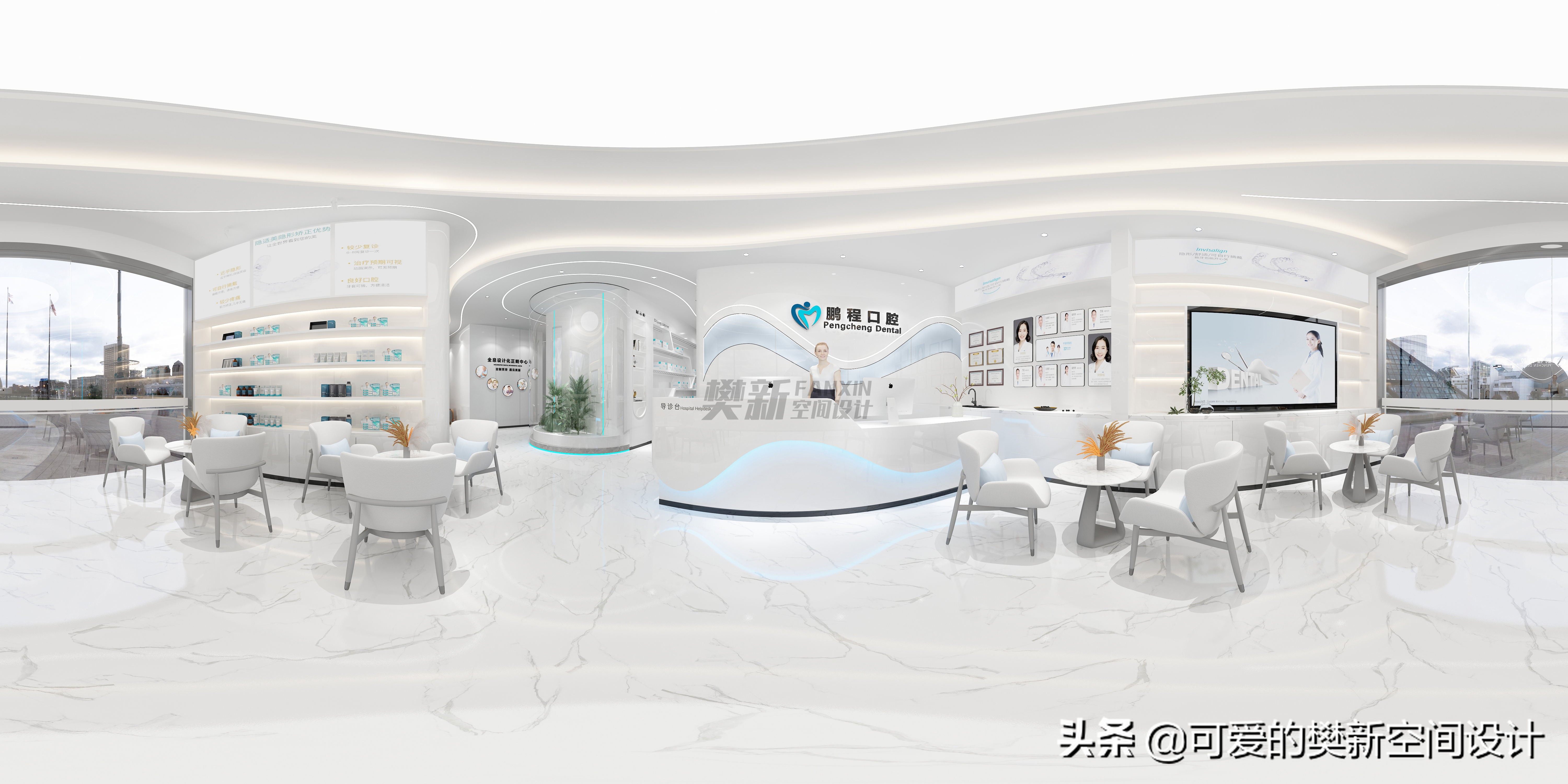 口腔诊所装修设计港式,朔州口腔设计装修