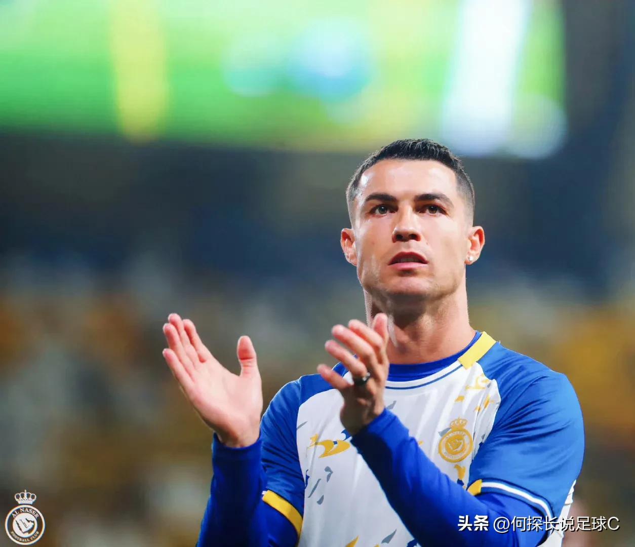 c罗亮相利雅得胜利告别欧冠,c罗重返利雅得主场首秀