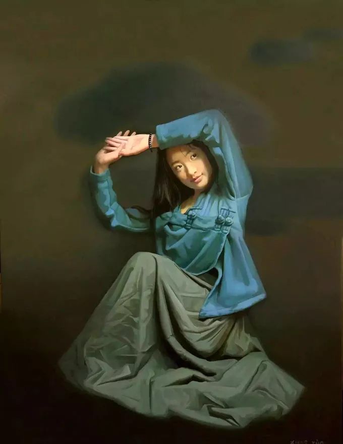 一个喜欢用上帝视角绘画女性人体美的画家，《心中的美好》舒展美