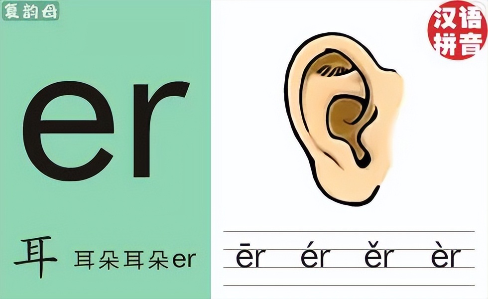 儿童拼音声母韵母整体彩色卡片,小学拼音声母韵母拼读全表