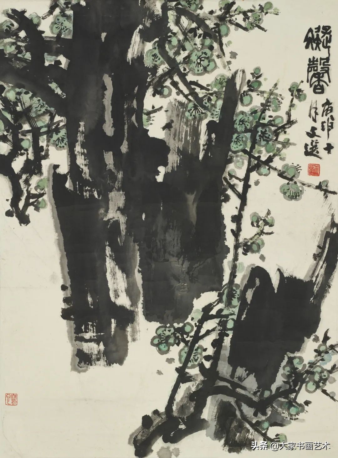 大家书画作品视频,汤立大写意花鸟画展