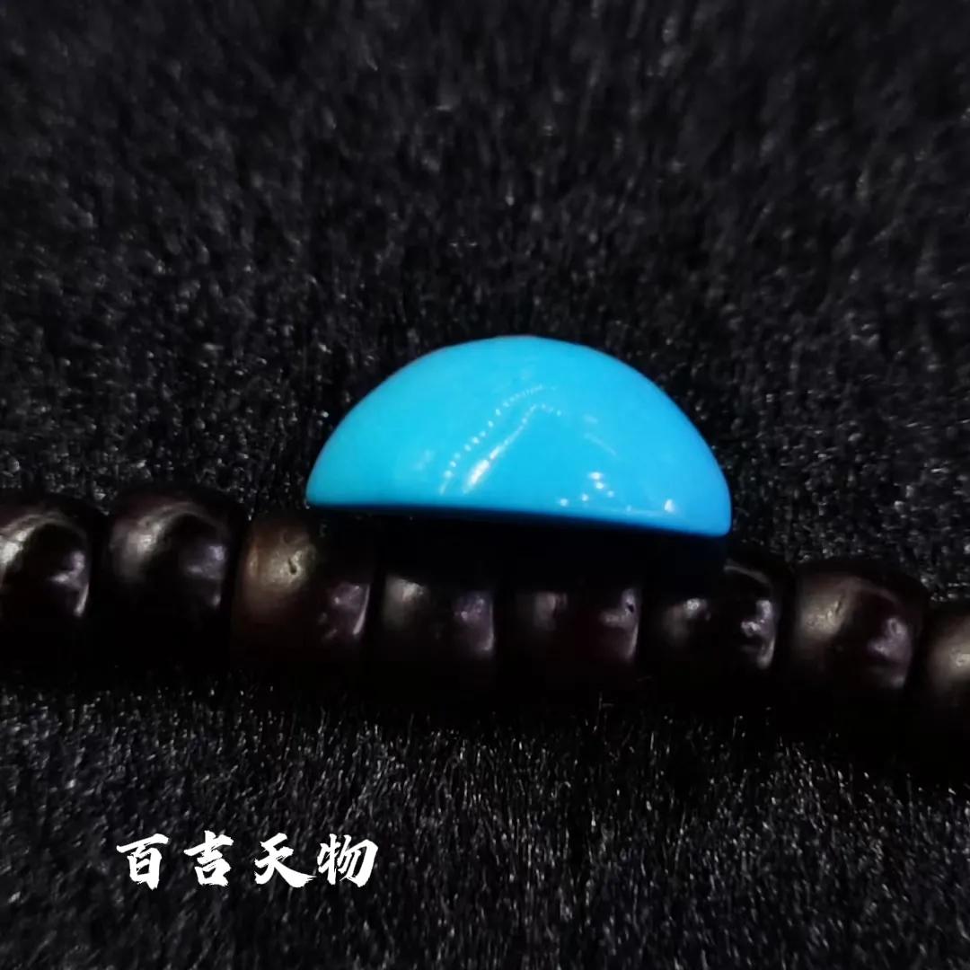 蓝色松石戒面 (海蓝宝裸石戒面)