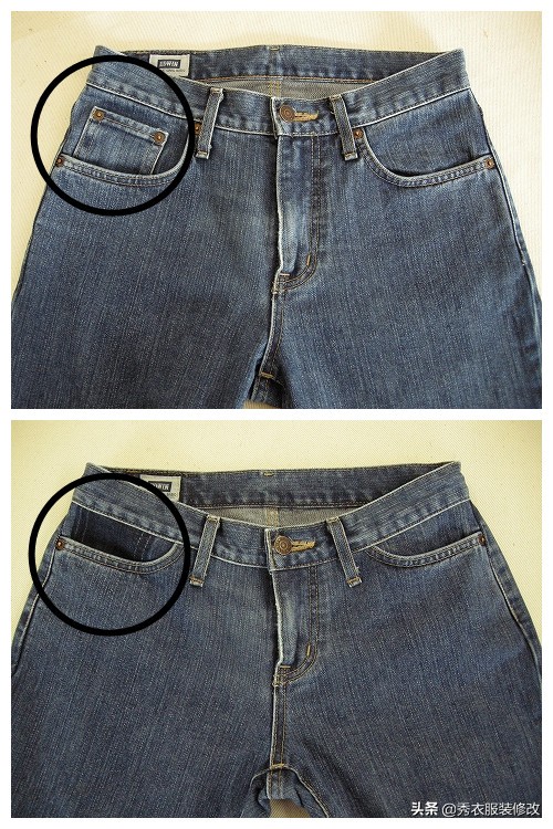 牛仔裤裤腰太大可以改吗,牛仔裤腰大了改小妙招不影响裤型