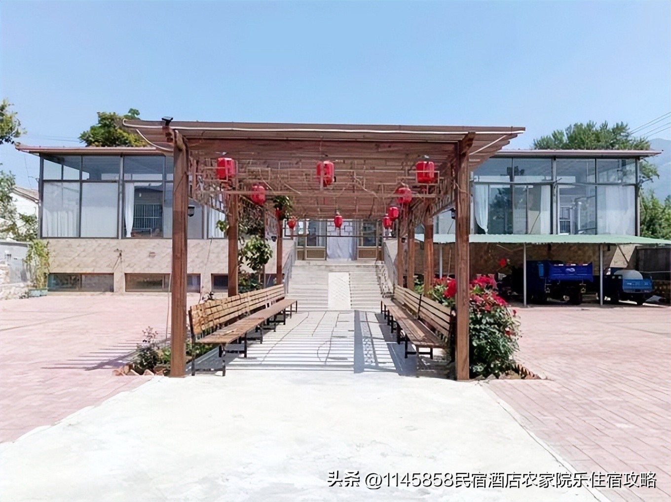 天津蓟县梨木台文龙农家院,天津蓟县梨木台山水农家