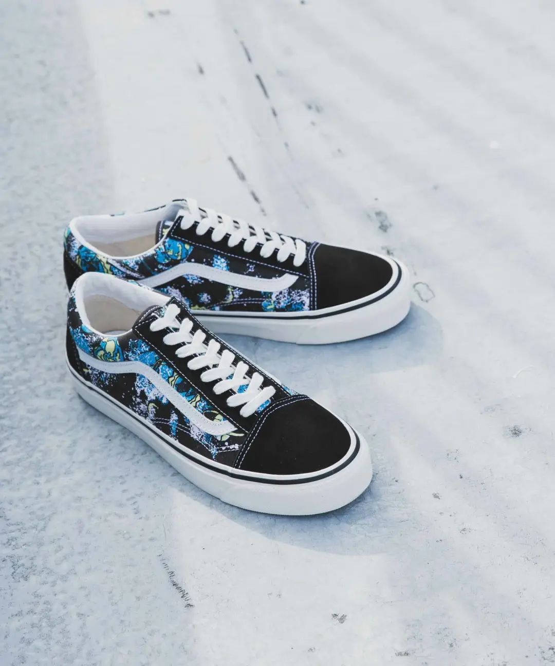 urbanresearch啥牌子,vans艺术家联名蓝绿色的休闲鞋