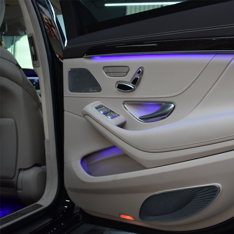 18款奔驰w213内饰改装,老款奔驰w221s350改装