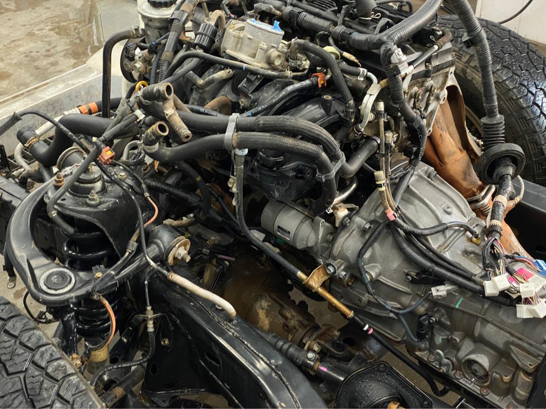 丰田霸道老车翻新升级好的出售,搞工地车翻新