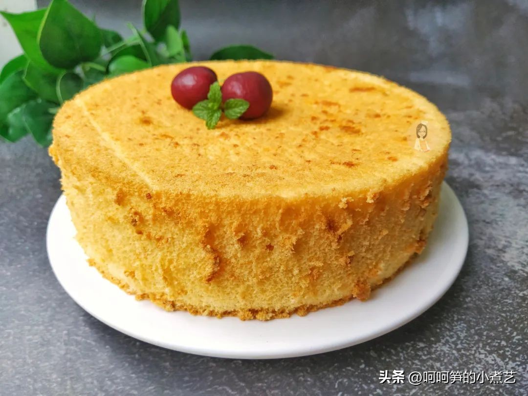 教你制作戚风蛋糕香甜美味喧软,一看就会做的戚风蛋糕详细做法