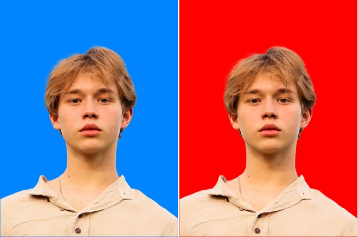 ps证件照改底色的方法,用ps怎么修改证件照的底色