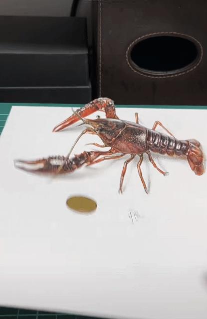 3D绘画牛人多厉害？画出真假难辨的“立体美女”，震惊500万网友