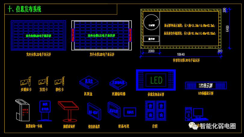 cad弱电系统平面图,弱电cad系统图细节