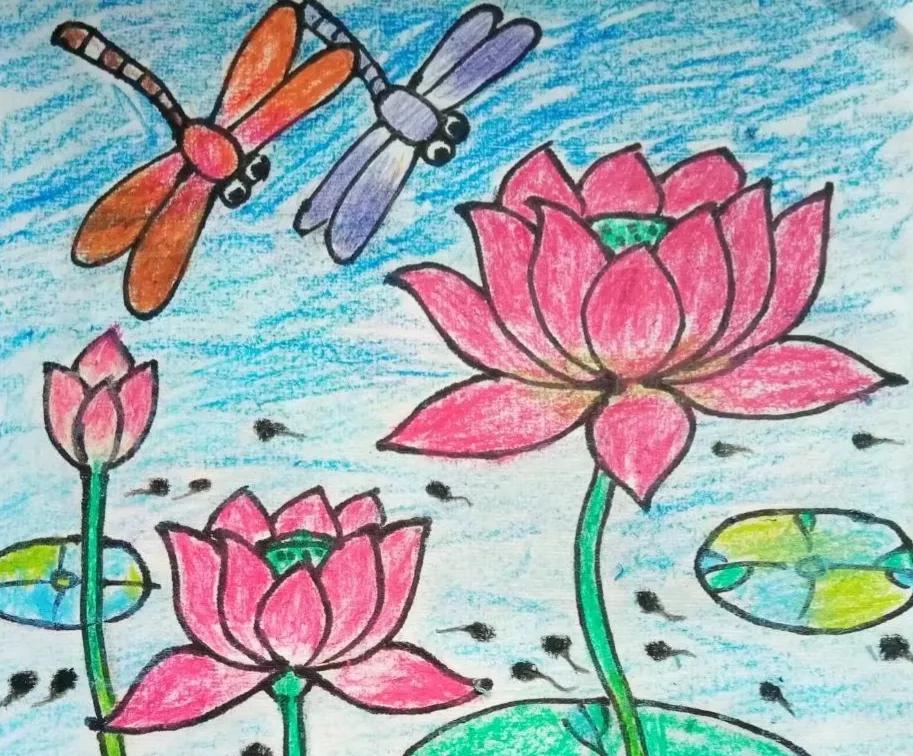 花瓶里的花线描画,线描画花瓶教学视频