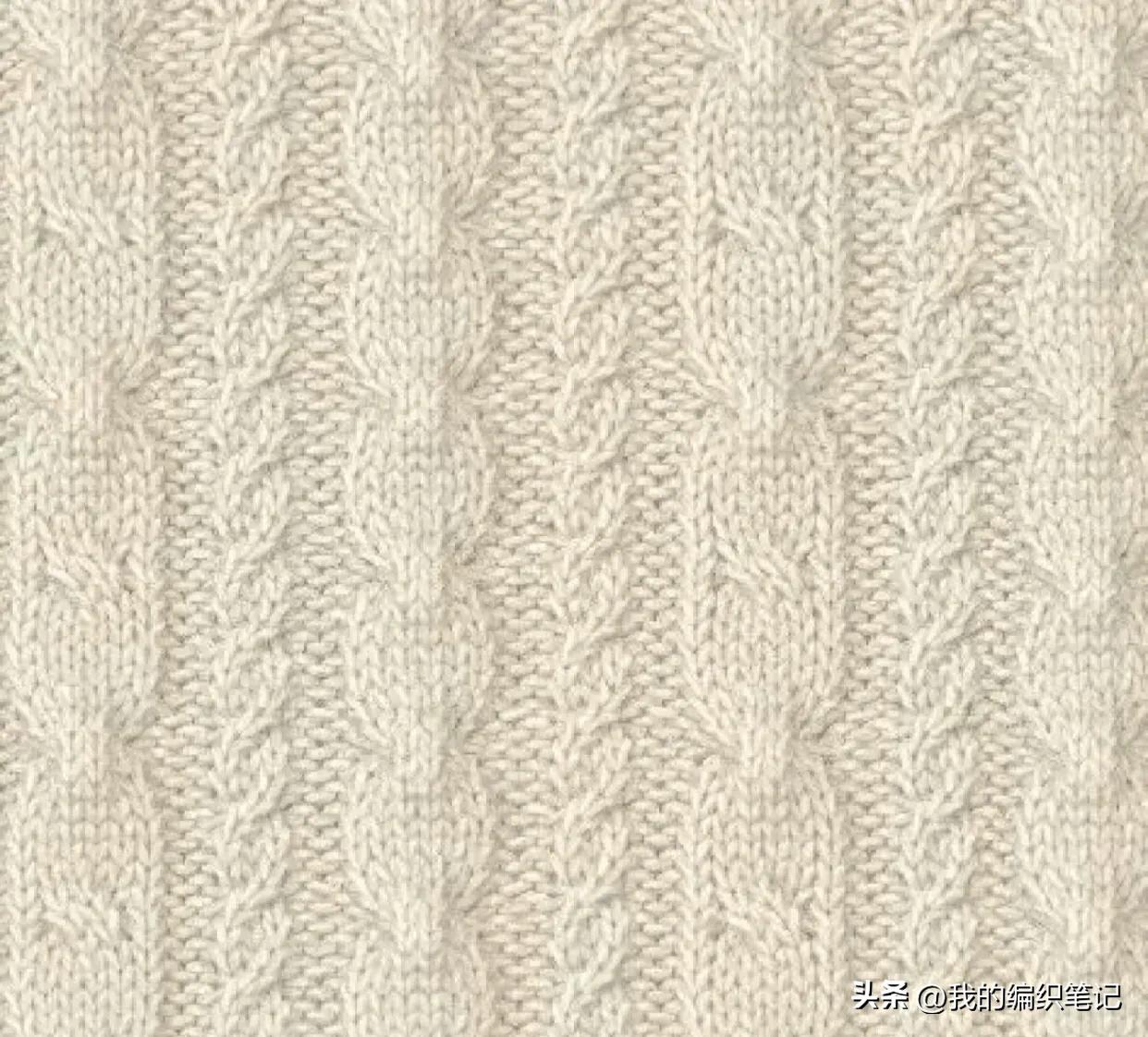 非常实用的棒针编织花样图解图片,编织棒针花样全教程