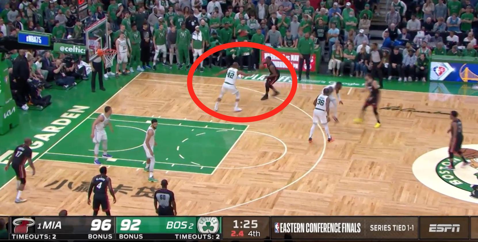 绿军关键战术,东决热火2-0绿军赛后主教练