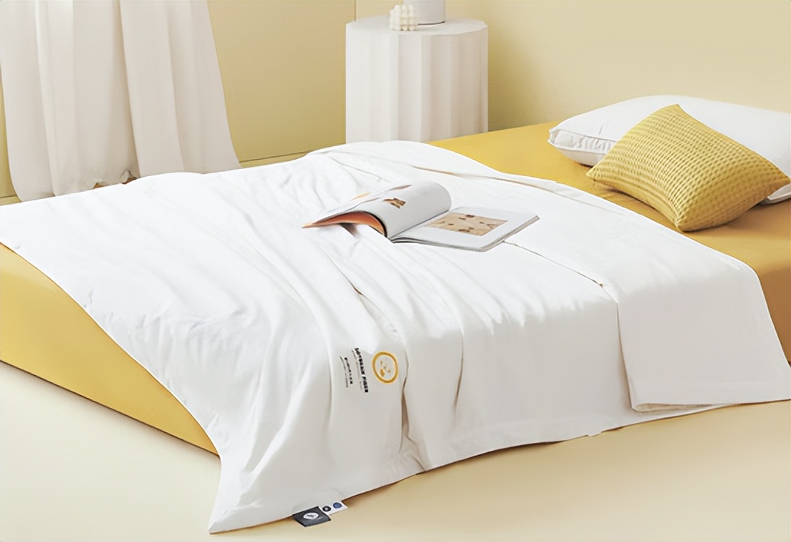 水星严选家纺大豆纤维被子夏凉被,全棉床上用品大豆纤维被子夏凉被