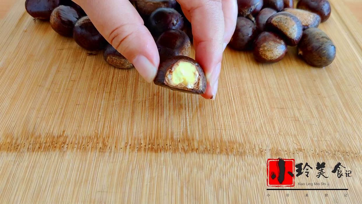 不用剥壳板栗酥做法,板栗酥手工制作