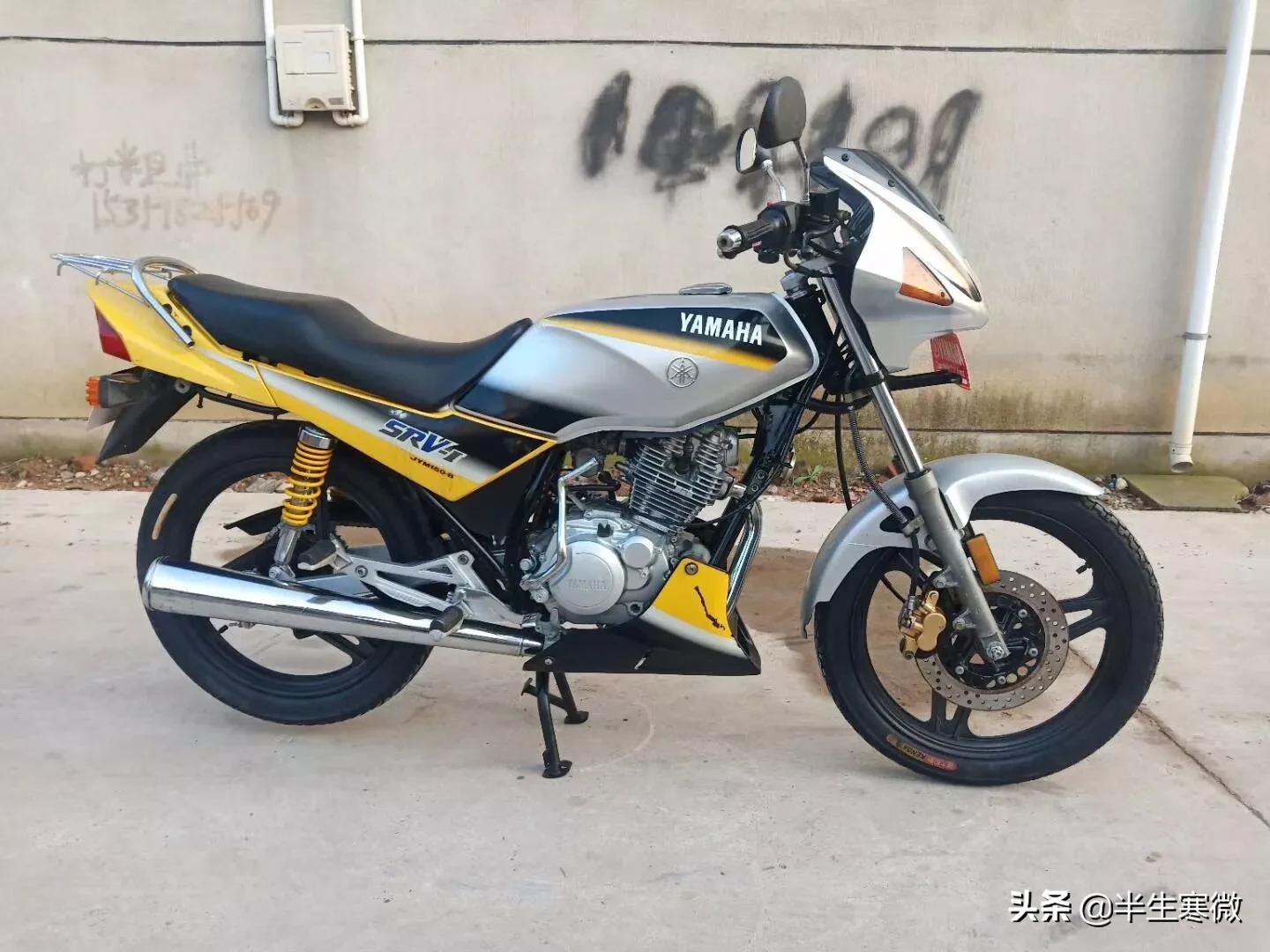 雅马哈劲豹150摩托车新款,骑不坏的本田修不好的雅马哈