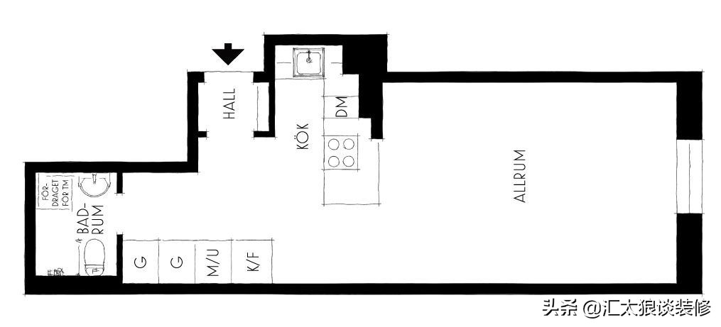 第一眼就被惊艳了,极简精致小公寓