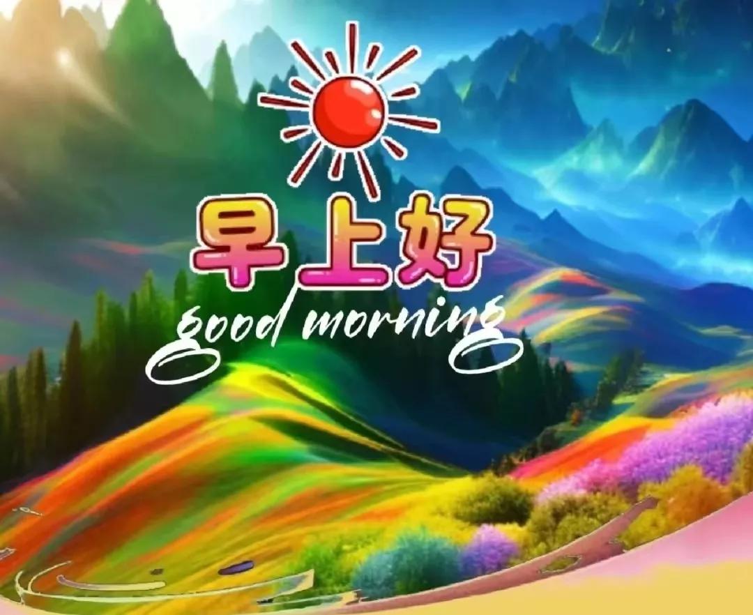 早上好图片带字早安问候语大全,早上好最新图片带字早安语